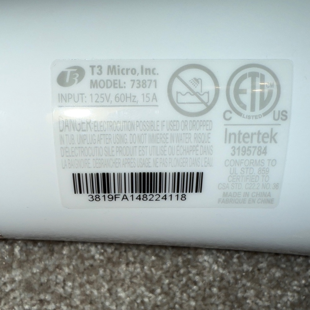 T3 Hair Dryer Luxe 2i Featherweight - Picture 2 of 7